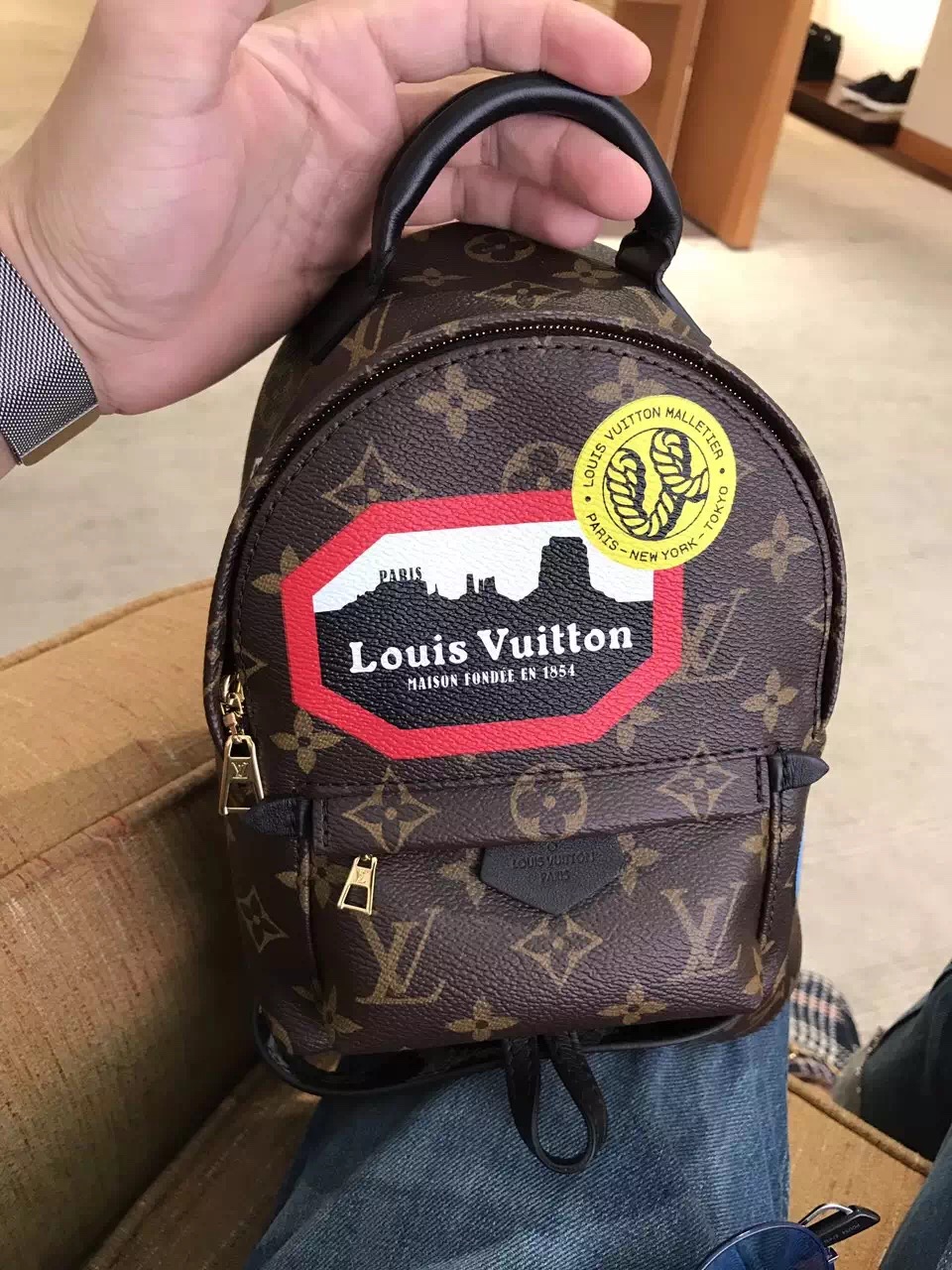 Louis Vuitton Palm Springs Mini World Tour Backpack M42971